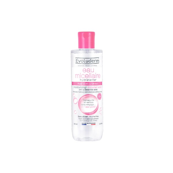 EVOLUDERM MICELLAR WATER DRY-SENSITIVE SKINS   