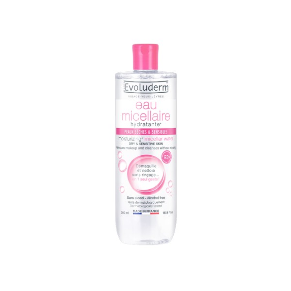 EVOLUDERM MICELLAR WATER DRY-SENSITIVE SKINS   