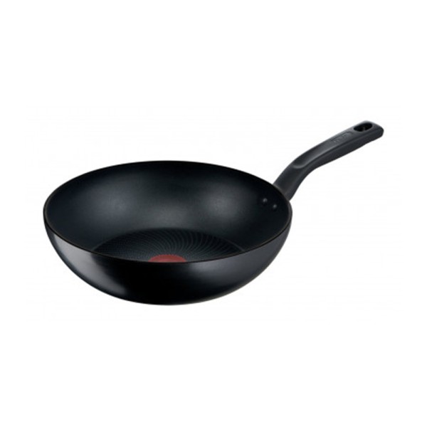 TEFAL  TOTAL WOK PAN NON STICK+INDUCTION BLACK 