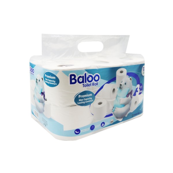BALOO TOILET ROLL 3PLY 11.4X9.2CM 40M