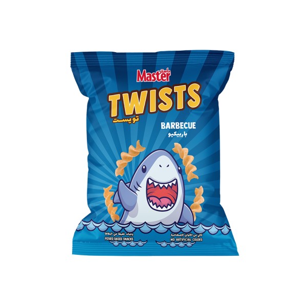 MASTER TWIST BARBECUE CHIPS