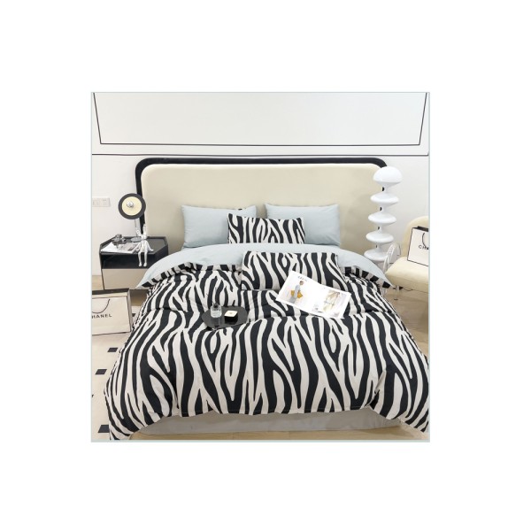 WINDSOR SP QUILT COVER SET PRINTED AD SATEEN SINGLE