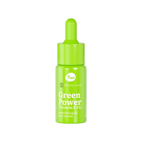 MY BEAUTY WEEK NOURISHING OIL FACE SERUM GREEN POWER VIT E