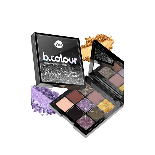 B.COLOUR  WE EYESHADOW PALETTE 9COLOURSQUEENALEXA