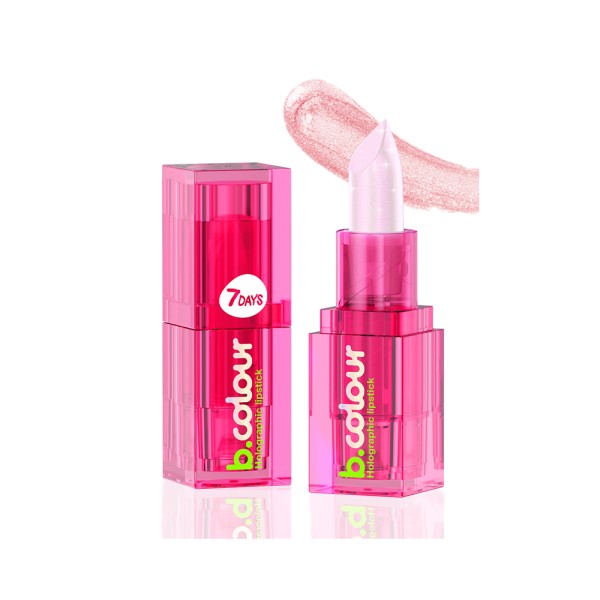B.COLOUR  HOLOGRAPHIC LIPSTICK  01 BARBIE