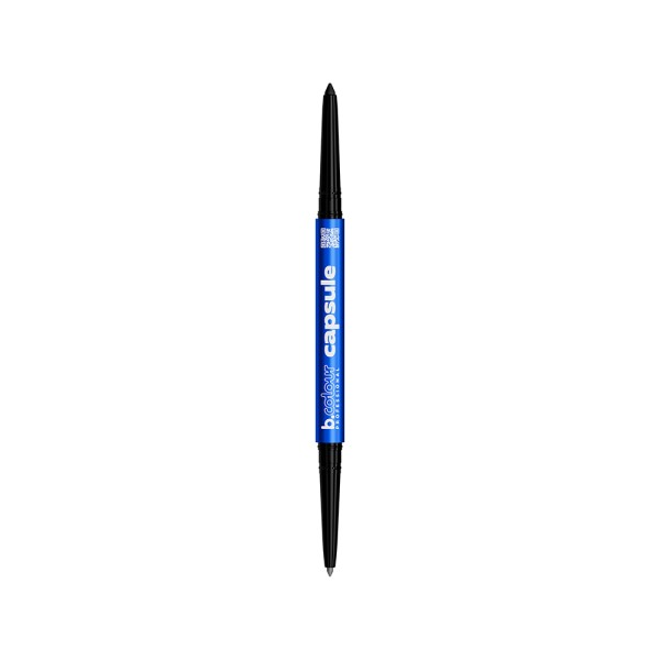 CAPSULE B.C PRO SMOKY EYE PENCIL  SHIMMER 2IN1  01 BLACK C