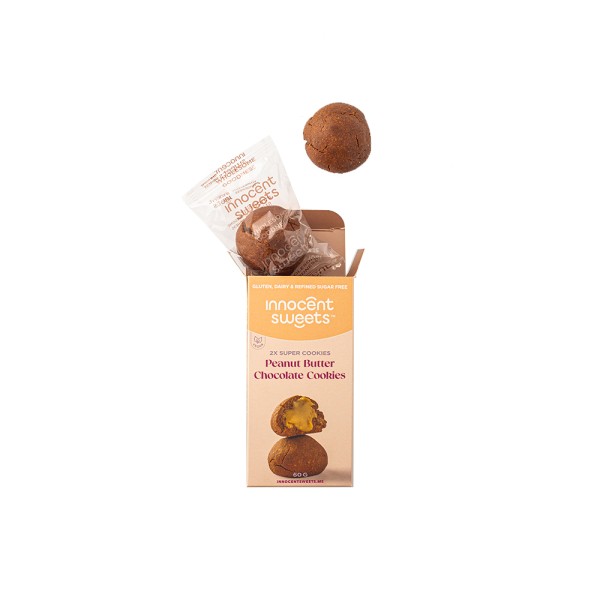 INNOCENTS PEANUT BUTTER CHOCOLATE COOKIES