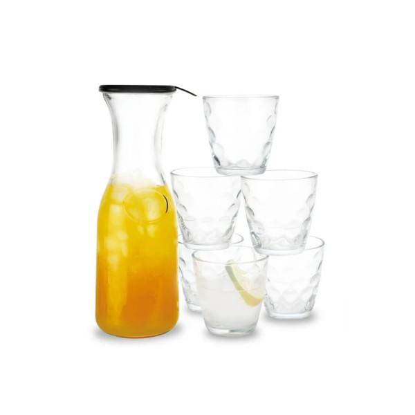 D.HOME GLASS CARAFE 1.8L+CUP SET 