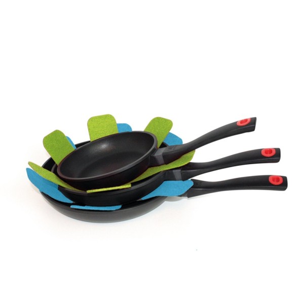 KITCHEN FUN FELT PAN PROTECTOR SET