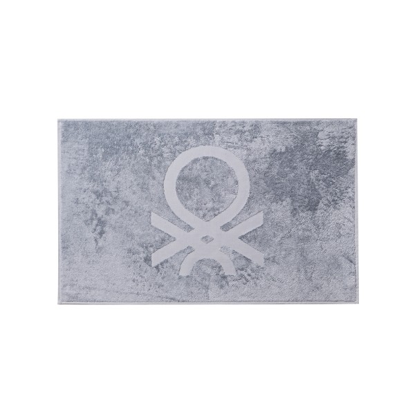 BENETTON BATHMAT 750GSM100PCENT COTTON LIGH GREY