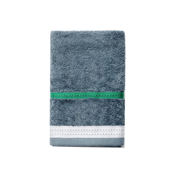 BENETTON HAND TOWEL 50X100CM 450GSM 100PCENT COTTON DARK GR