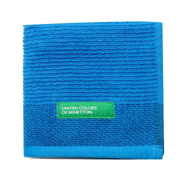 BENETTON BATH TOWEL 70X140CM 450GSM 100PCENT COTTON BLUE 