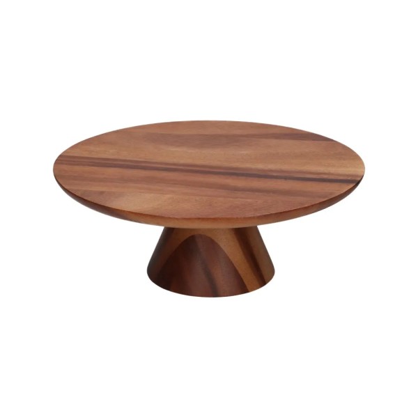 HD FACTORY ACACIA CAKE STAND D28CM