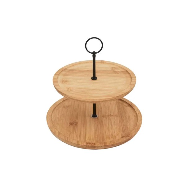 HD FACTORY PRESENTOIR 2 STAGES BAMBOO