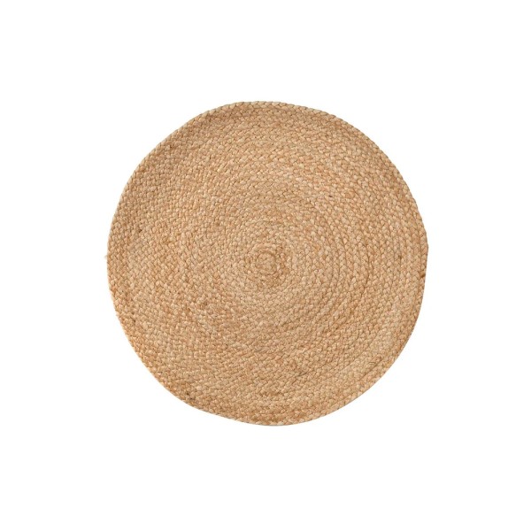 HD FACTORY ROUND JUTE PLACEMAT PRINTE DORE 38CM A1