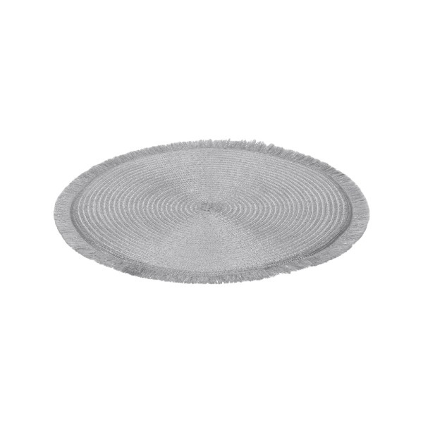 WOVEN PLACEMAT SILVER