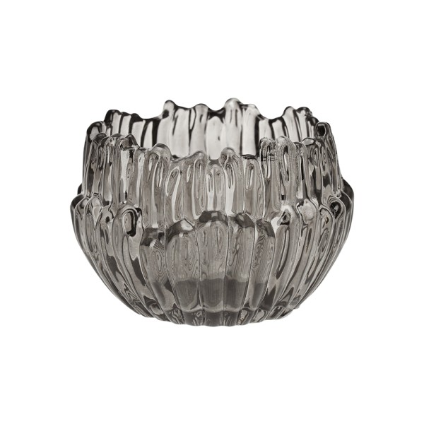 TEALIGHTHOLDER LEAF DESIGN PEACHY PINES