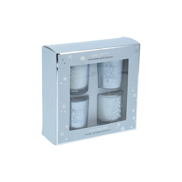 HARD GOODS SCENTED CANDLE SET2 4X5CM 2AS