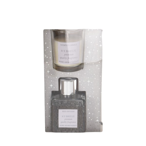 HARD GOODS DIFFUSER CANDLE GIFT SET 3ASS