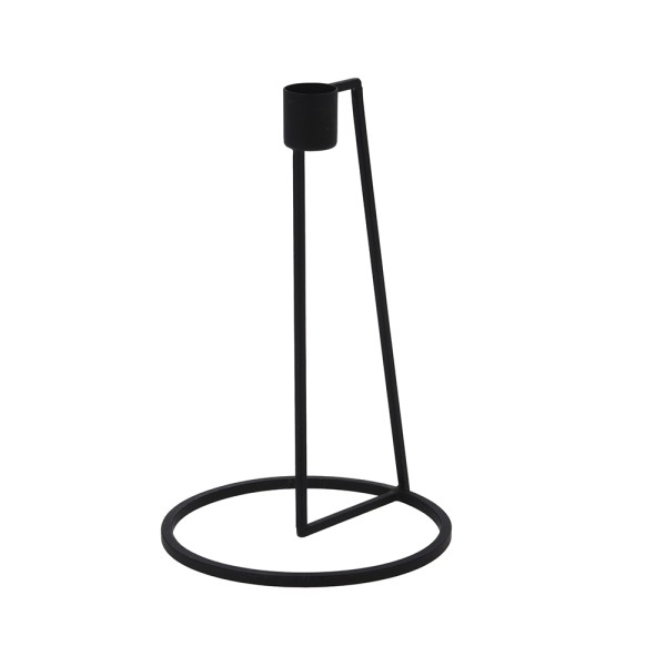 CANDLE HOLDER 3ASS BLACK