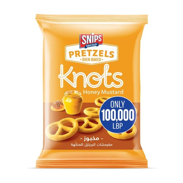SNIPS  PRETZELS KNOTS HONEY MUSTARD 