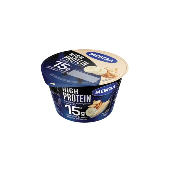 MEVGAL HIGH PROTEIN YOGURT WITH PENUT BUTTER AND BANANA