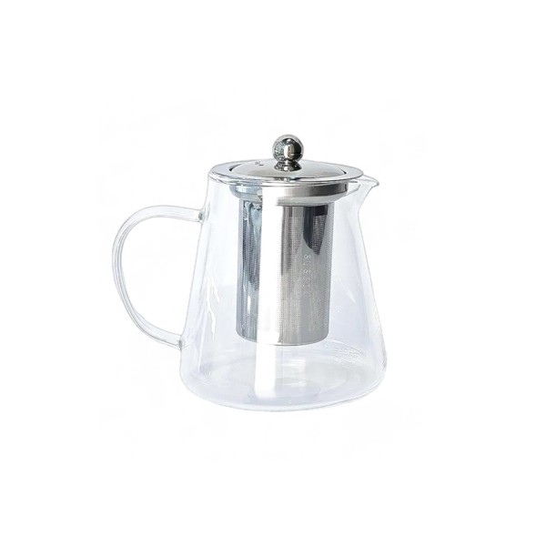 360  DOUBLE WALL GLASS TEA KETTLE  W.FILTER 