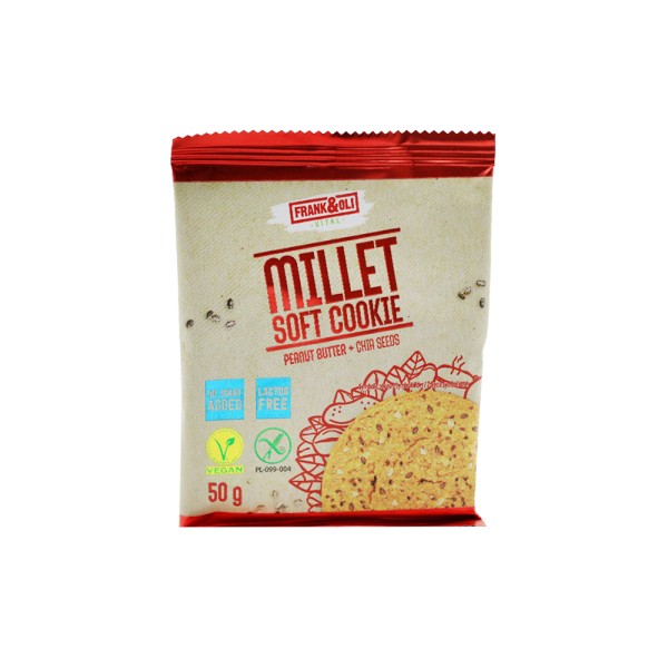 FRANK+OLI SOFT COOKIE MILLET W PEANUT BTR CHIA SF