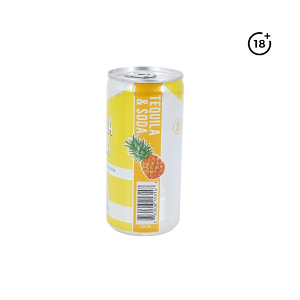 DULCE VIDA TEQUILA AND SODA PINEAPPLE SUGAR FREE