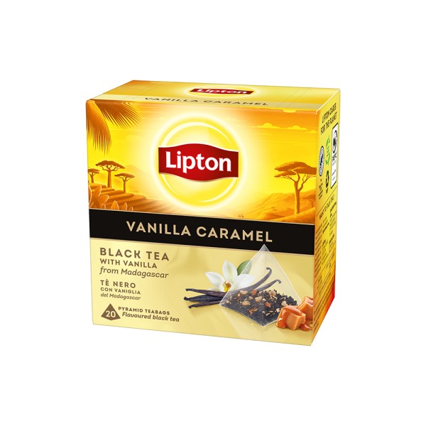 LIPTON BLK VANILLA CARM 20SC