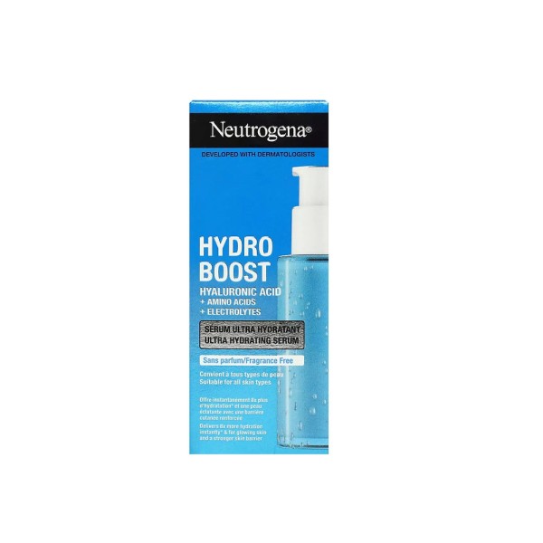 NEUTROGENA HYDRO BOOST SERUM FRAGRANCE FREE