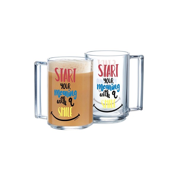 LUMINARC MUG A LA BONNE HAPPY MORNING SET 320ML