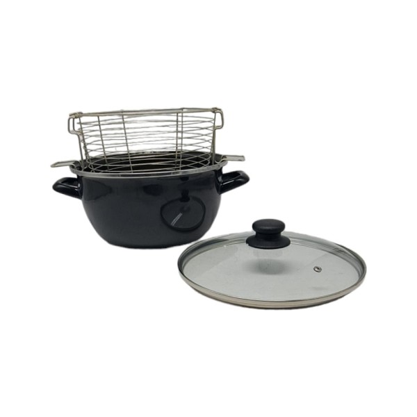 VITRINOR ECCO DEEP FRYER PAN BLACK