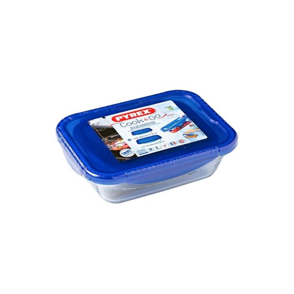 PYREX GLASS RECT COOK + GO SET 20X15+ 25X19CM  08+17L