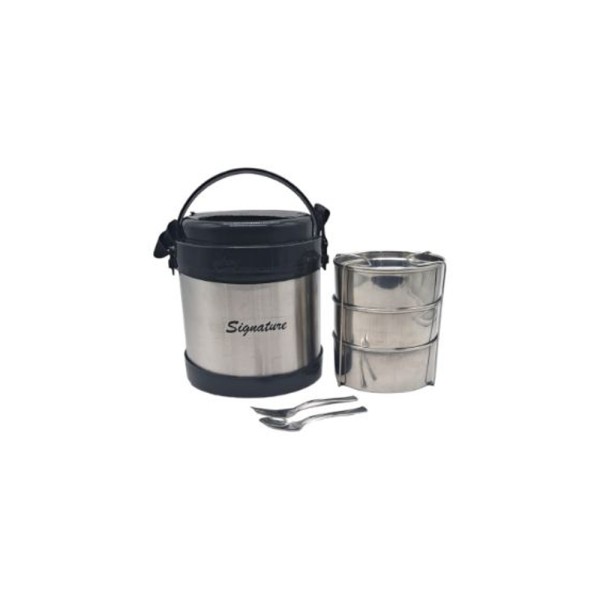 PRINCEWARE STAINLESS STEEL SIGNATURE FOOD BOX 3 TIERS