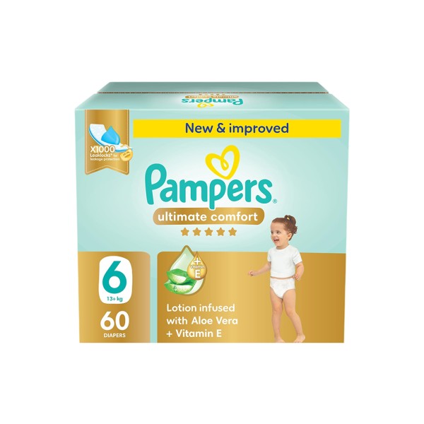PAMPERS PREMIUM MEGA BOX BABY DIAPERS SIZE6 13+KG