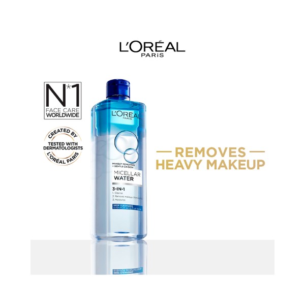 LOREAL MICELLAR WATER DEEP CLEANSING EVEN FOR SNSTV SKN