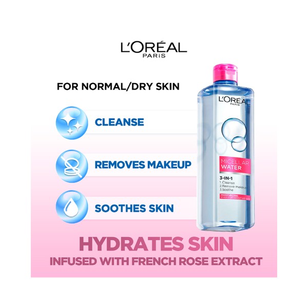 LOREAL MICELLAR WATER MOISTURIZING EVEN FOR SENSTV SKN