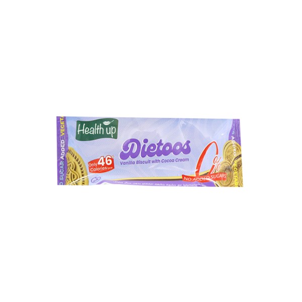 DIETOOS VANILLA BISCUIT WITH COVOA CREAM 