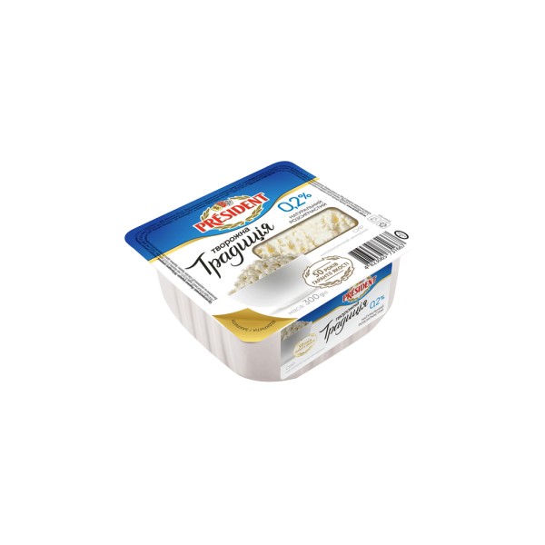 PRESIDENT COTTAGE CHEESE 0.2PCENT FAT 