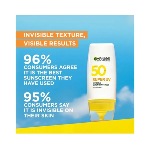 GARNIER SUPER UV INVISIBLE SERUM SUNSCREEN