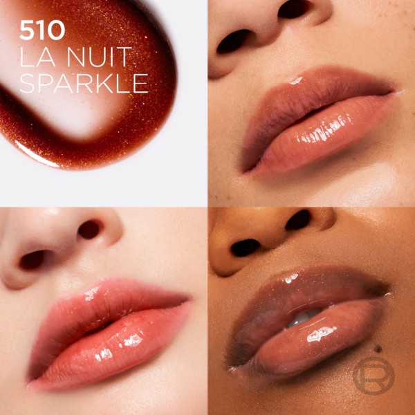 LOREAL LIP OIL PLUMP AMBITION 510 LA NUIT SPARKLE