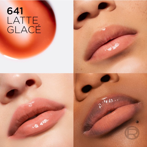 LOREAL LIP OIL PLUMP AMBITION 641 LATTE GLACE