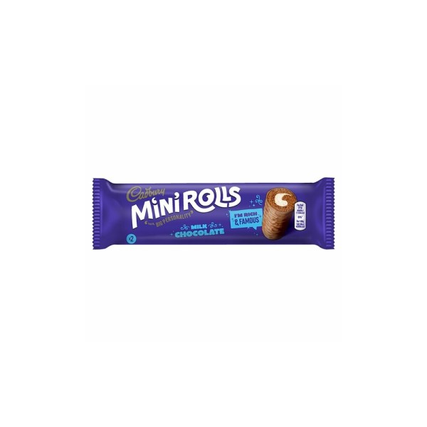 CADBURY MINI ROLLS MILK CHOCOLATEx2