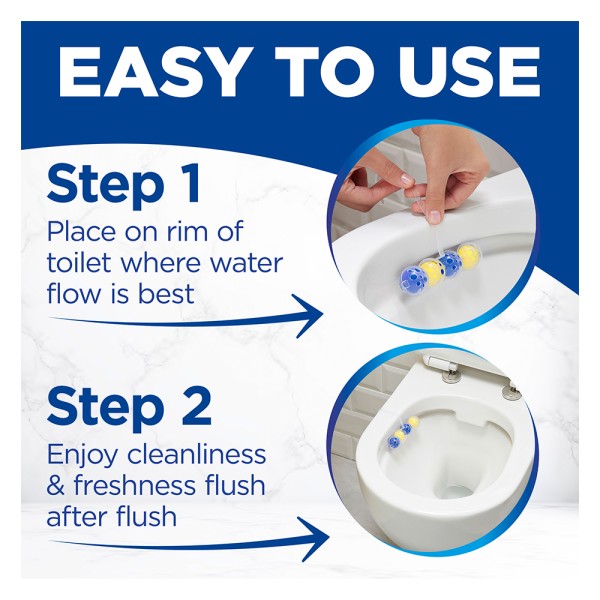 General Lavatory Power active Toilet Cleaner Rim block and Freshener Ocean Scent (150g)