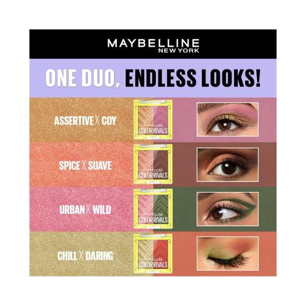 MAYBELLINE COLOR RIVAL PALETTE URBAN WILD