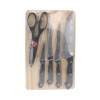 KNIFE SET + SCISSOR AND CUTTING BOARD 540698-V001 by EH Excellent Houseware