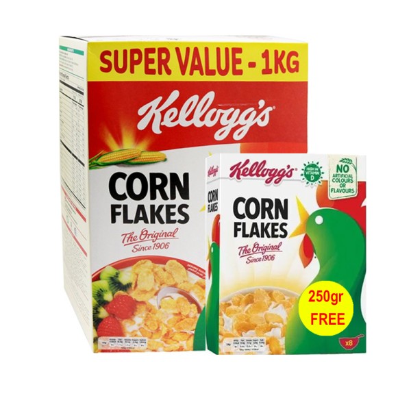 KELLOGGS CORN FLAKES +250G FREE
