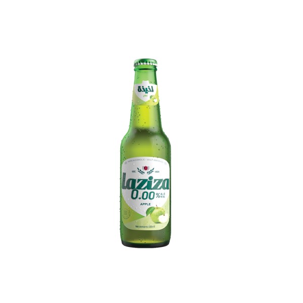 LAZIZA N/ALCOHOLIC APPLE BEER BOTTLE
