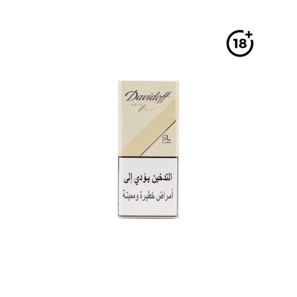 Davidoff Gold Slims Cigarettes 20 per Pack 148632-V001 by Davidoff Cigarettes